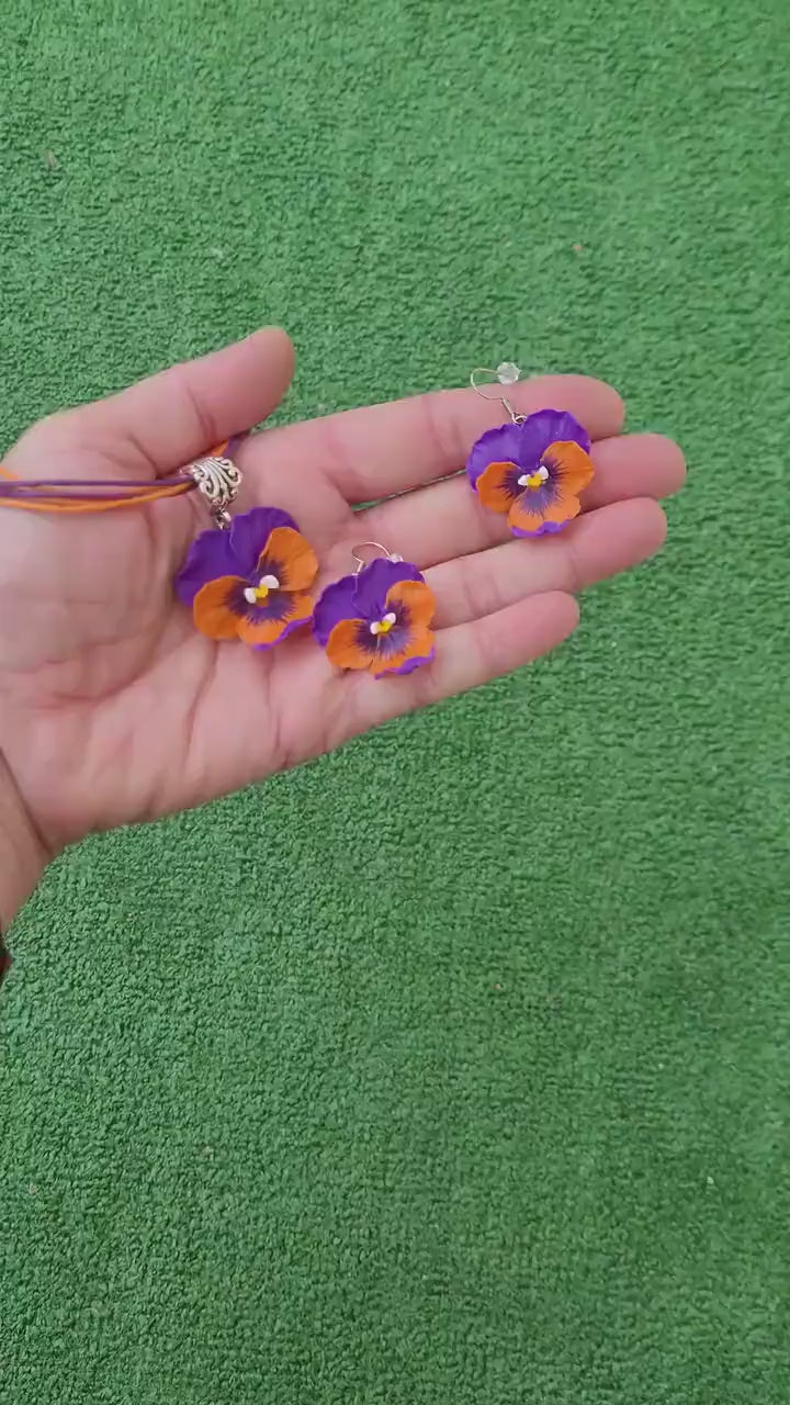 Kaleidoscope Colors: Pansy Set Polymer Clay.